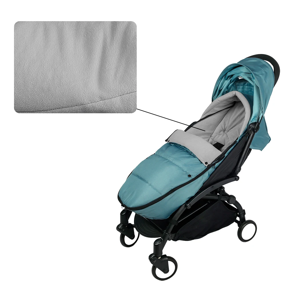 Saco de dormir Universal para cochecito, calcetines impermeables que mantienen el calor en invierno, Material polar, saco de dormir colorido, accesorios para cochecito