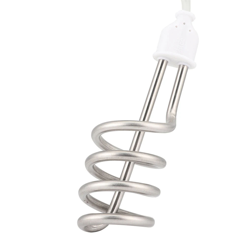 Calentador de inmersión de acero inoxidable de 2500W, caldera sin tanque, varilla para calentar agua, calentador de agua caliente eléctrico para el hogar, enchufe AU de 220V