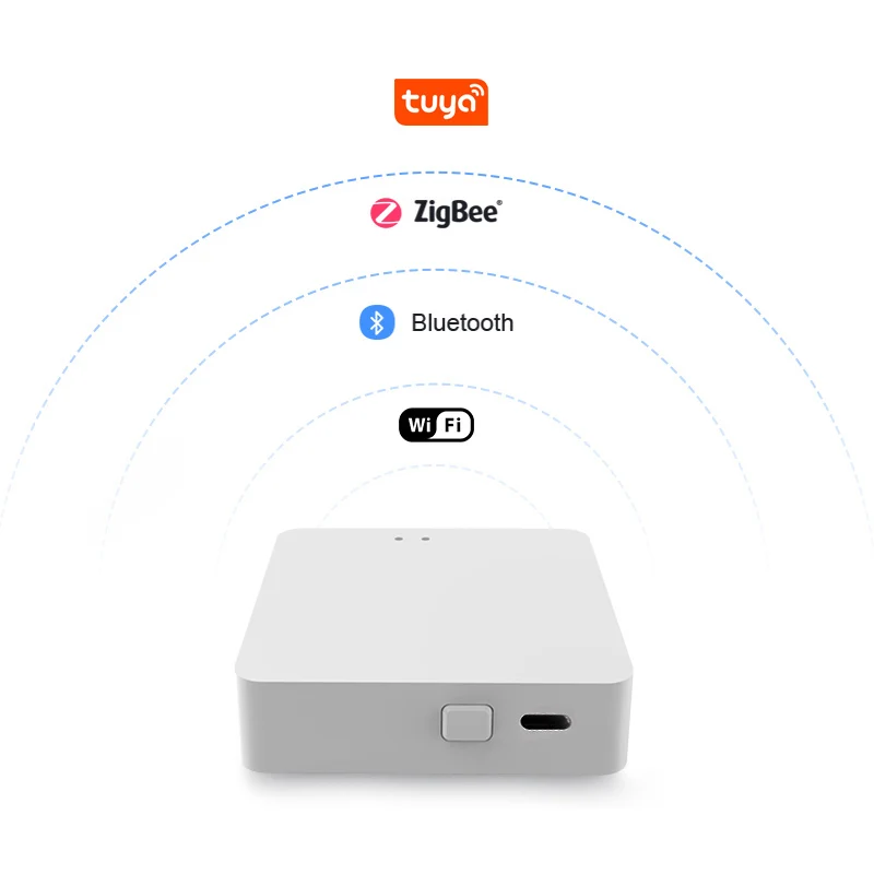 Tuya Multi-Mode ZigBee Bluetooth Gateway Hub Draadloze Smart Home Apparaten Afstandsbediening Brug Ondersteuning Alexa Google Home