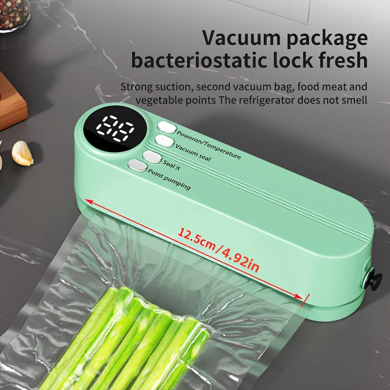 Xiaomi Mijia Portable USB charging multifunctional food vacuum sealer with sealing external suction and inflation functions