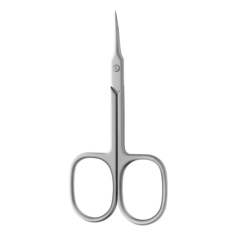 Tesoura de cutícula de aço inoxidável de precisão - Cortador de unhas de lâmina fina para manicure e aparar sobrancelhas - removedor de pele morta
