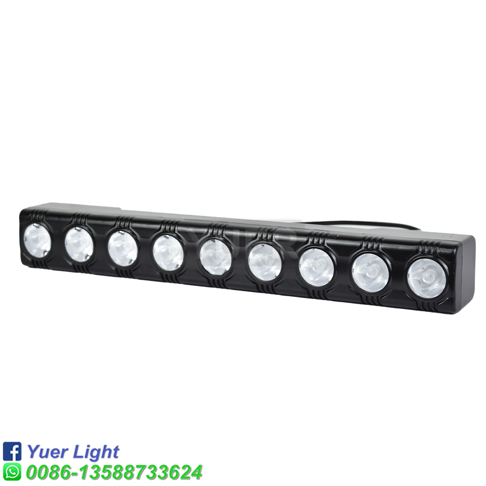 YUER NEUE 9X12W Fernbedienung LED Bar Licht/disco licht RGBW 4in1 Par DMX512 LED waschen licht Musik Party bühne DJ Ausrüstung Bar