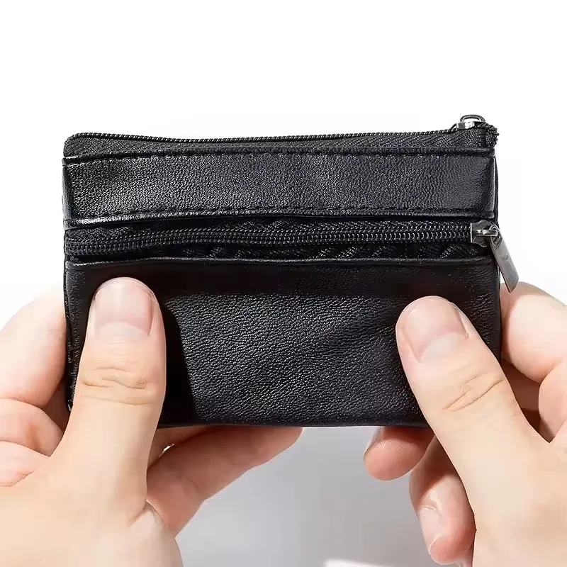 Ladies and Gentlemen Plastic Wallet Man's Small-sized Bag Wallet Modified Money Bag Zipper Money Bag Currency Bag Small Wallet
