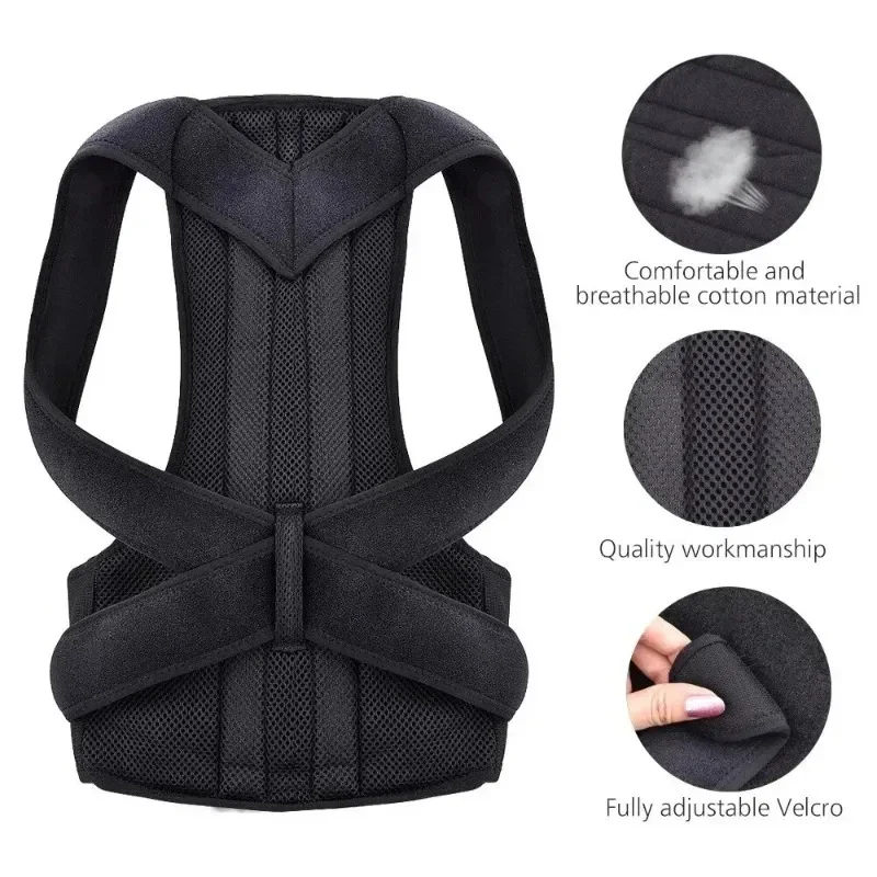 New upper back posture corrector posture clavicle support corrector back straight shoulder support belt corrector