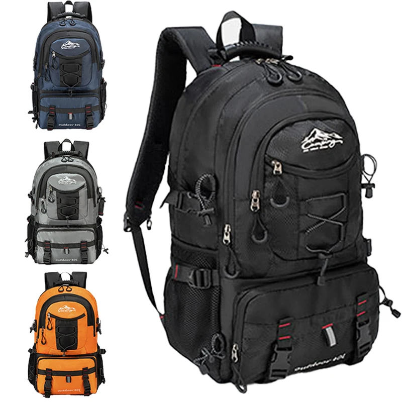 トラベルバックパック 40L 防水軽量アウトドアハイキング、男性と女性のキャンプバックパック