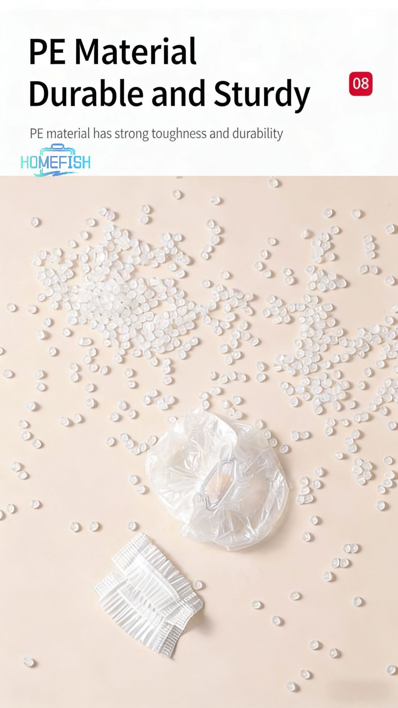 Homefish 50/80pcs Luggage Wheel Covers - Dustproof Suitcase Protectors Wheel, Disposable Travel Accessories for Trolley Cases