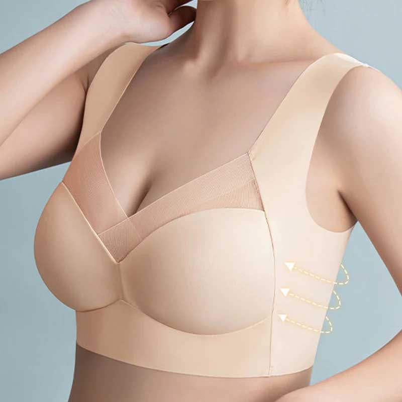 Women's sports underwear Invisible bra seamless breathable comfortable elastic shockproof underwear without steel rings