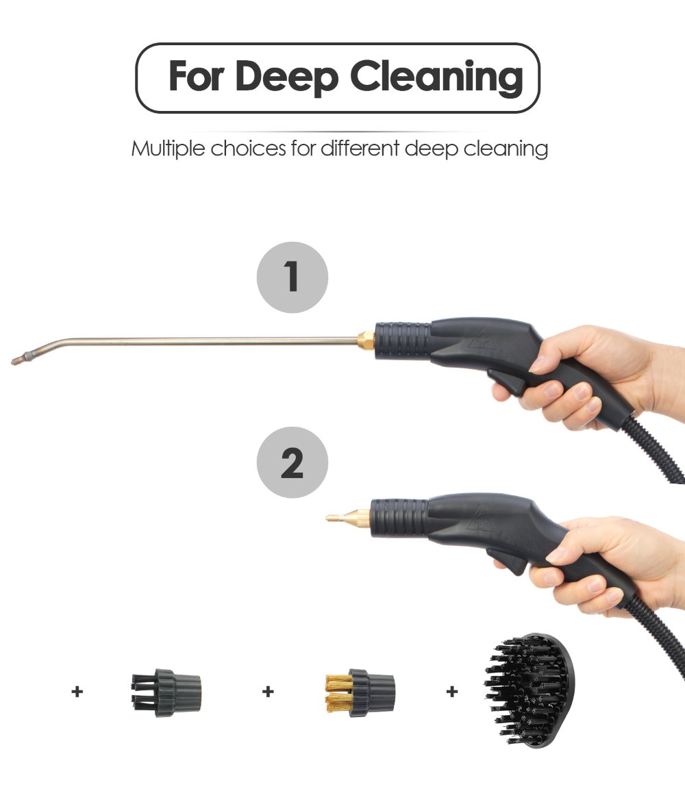 220VCommercial Household 3000W Steam Cleaner Adjusted Function Air Conditioning Kitchen Hood Car Steaming Cleaner Alkaline Clean