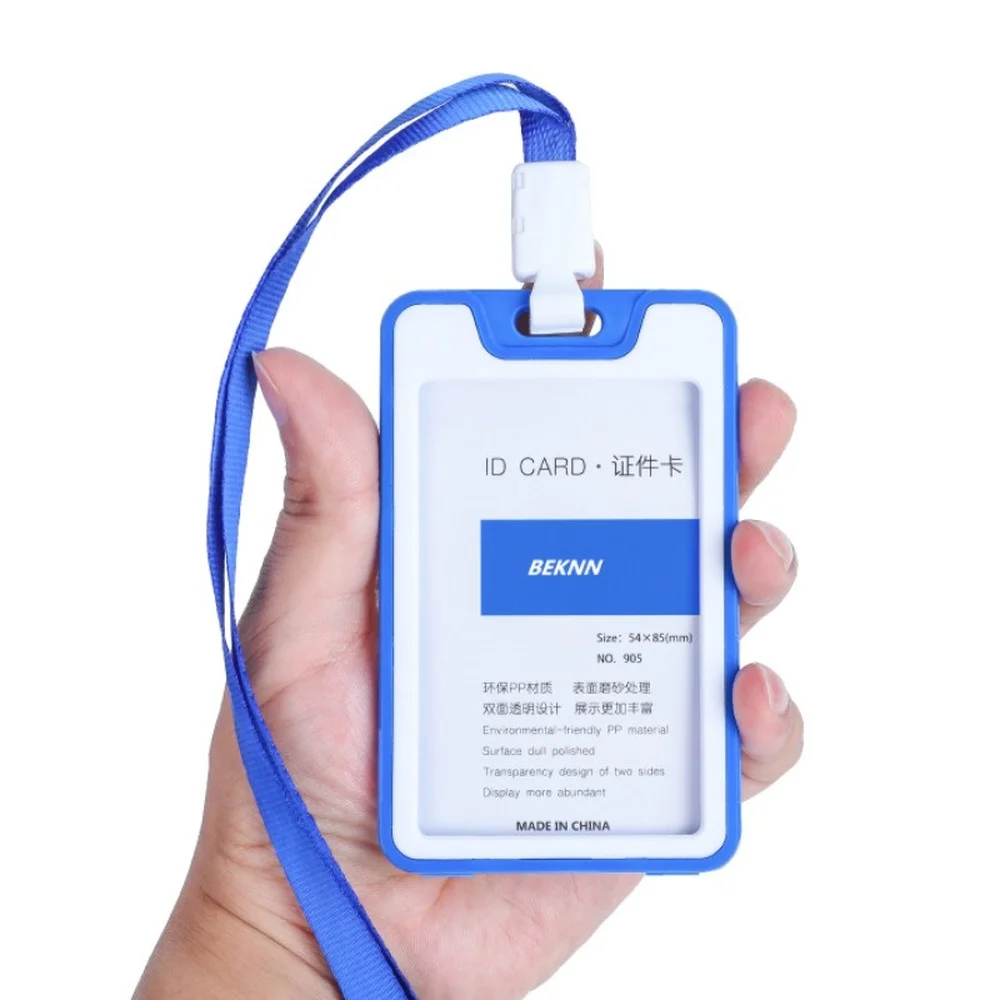 Đội Ngũ Nhân Viên Công Nhân Làm Việc-Màu Ốp Lưng ID Thẻ Nhựa Tên Huy Hiệu Giá Đỡ Cho Y Tá Nhân Viên Đi Xe Buýt Truy Cập Thẻ Tay tấm Bảo Vệ