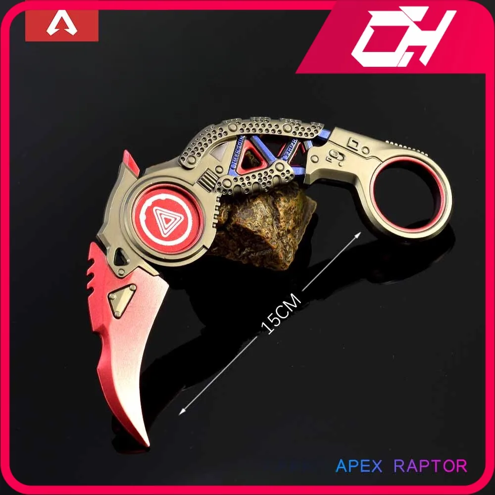 Apex Legends-arma de hilar General, garra de Raptor, juego de 15cm, espadas de Katana Ninja de Metal, modelo de arma de cuerpo a cuerpo, regalos, juguetes para niños