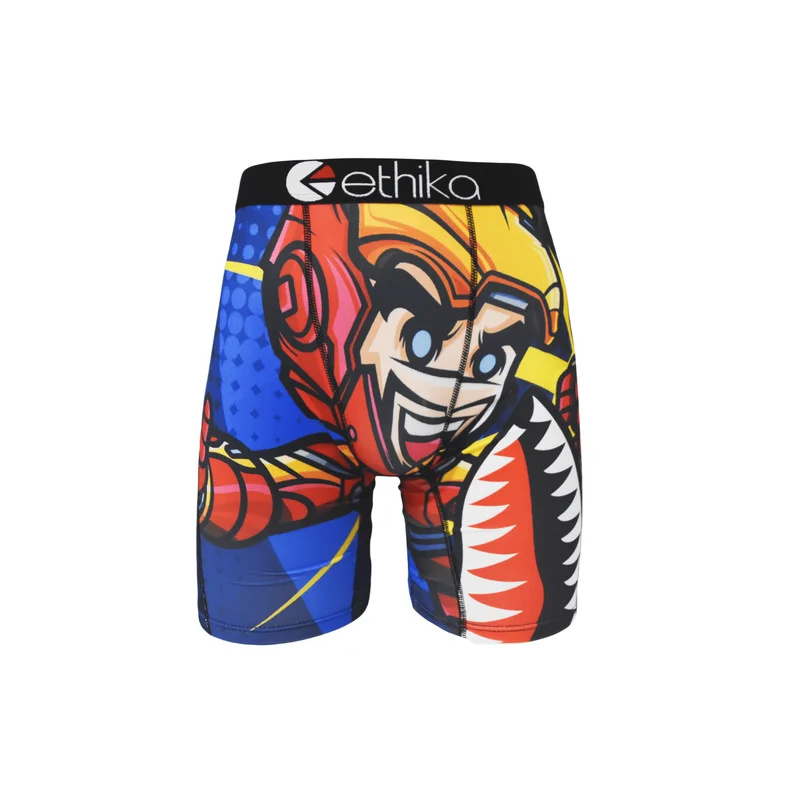Ethika กางเกงในผู้ชายพิมพ์เซ็กซี่กางเกงบ็อกเซอร์ Cueca กางเกงในชายกางเกงบ็อกเซอร์กางเกงในบ็อกเซอร์กางเกงในชายขนาดใหญ่พิเศษ