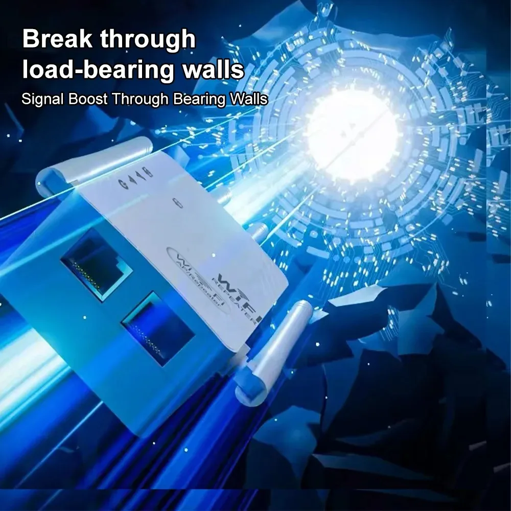 Kebidumei 1200Mbps Ripetitore WiFi Wireless WIFI Extender Ripetitore di segnale 2.4G 5G Rete dual-band 802.11ac Router amplificatore WiFi