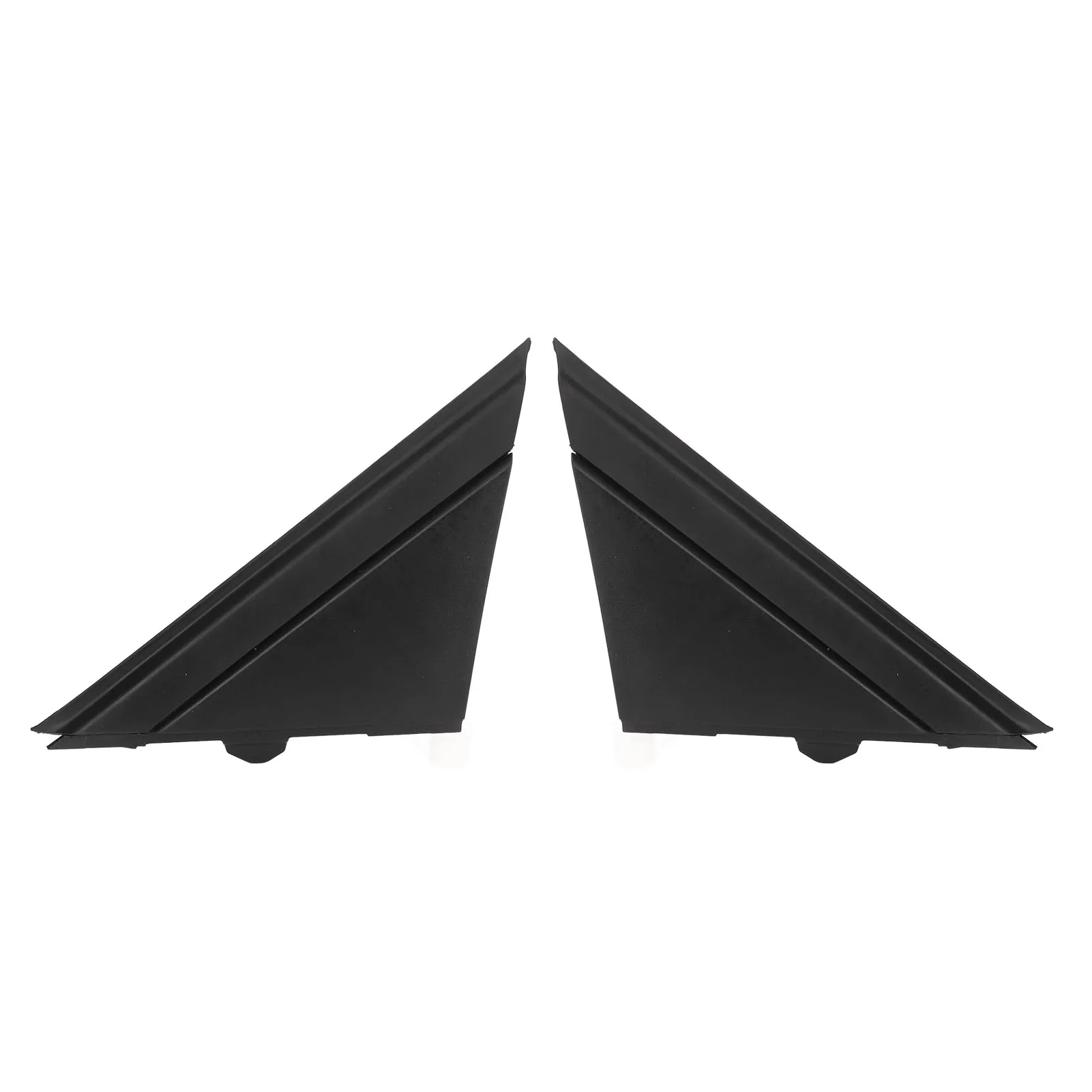 1 par de moldagem de carro espelho de porta placa triangular capa de substituição 1sh17kx7aa, 1sh16kx7aa acessórios automotivos para fiat 500 2012-2017