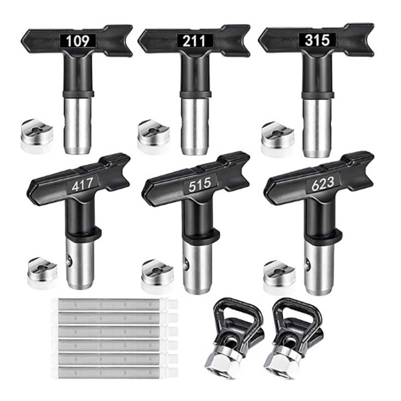 Реверсивные насадки для распыления безвоздушного распыления, насадки для безвоздушного распыления краски, детали машины для безвоздушного распыления краски для дома и сада