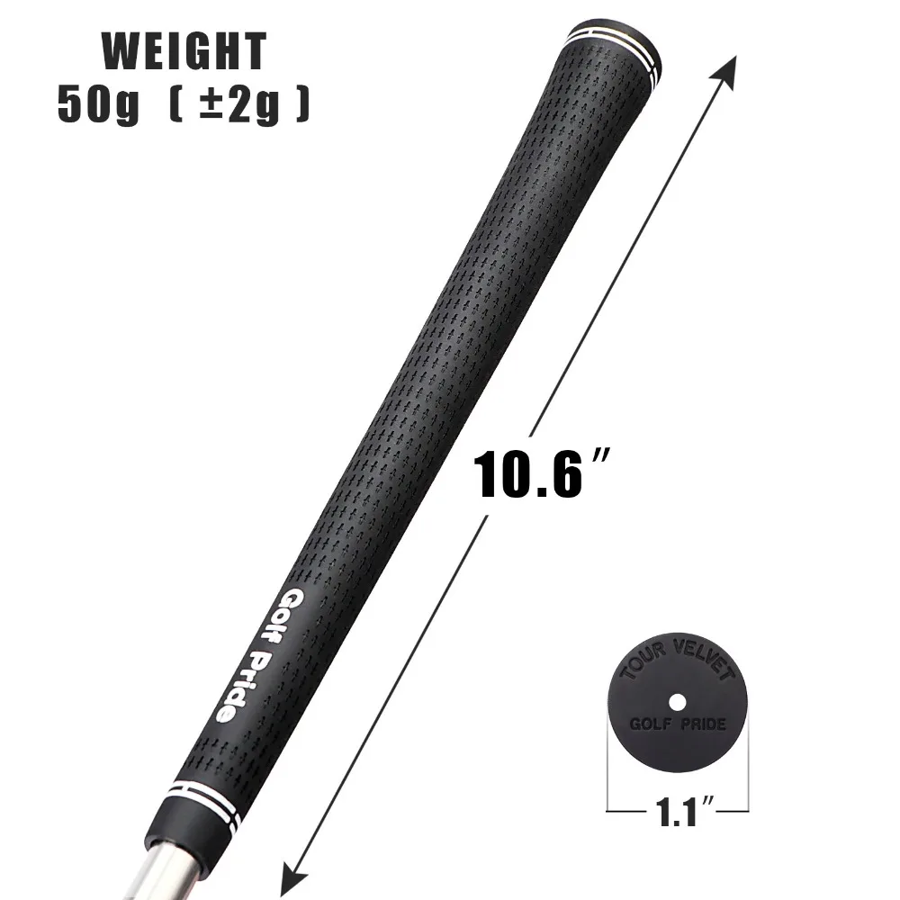 1PC Classic Cross Pattern Golf Rubber Grips Selling Fast Durable Comfortable Putt Grip for Golfers