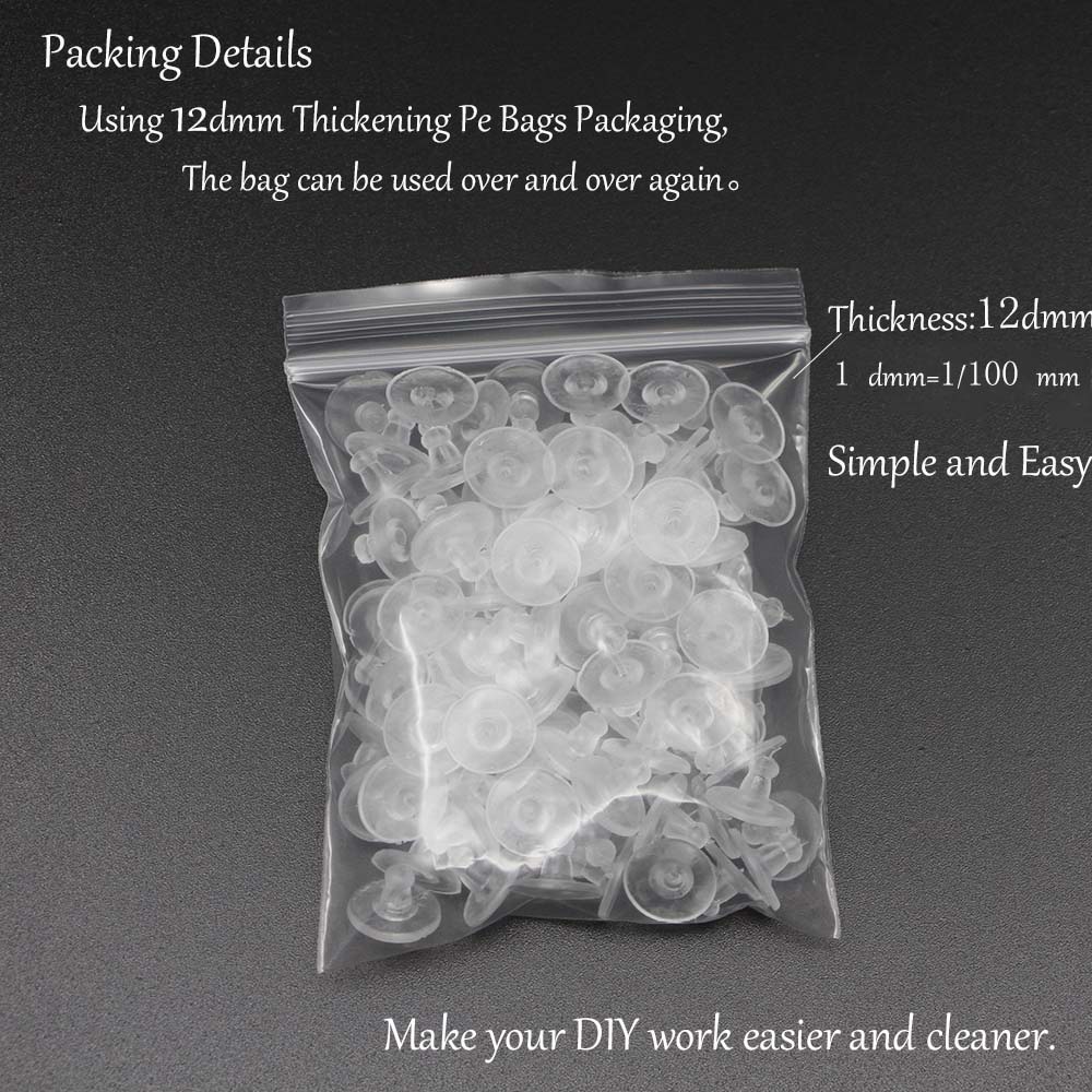 100 Stks/partij Oorbellen Rubber Oorbel Achterkant Siliconen Ronde Oordop Geblokkeerde Doppen Oorbellen Achterkant Stoppers Benodigdheden Voor Sieraden Diy Oor