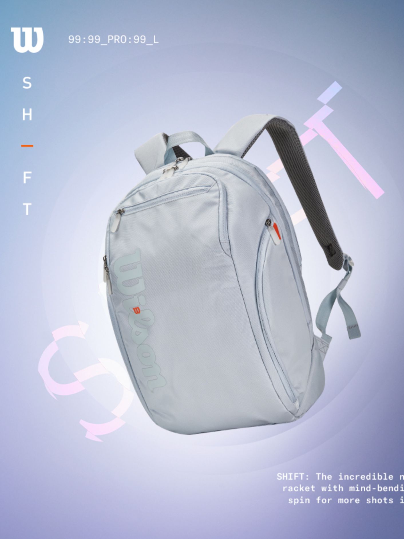 Wilson-bolsa para raquetas de tenis, mochila de gran capacidad para bádminton, Gymbag, Squash, con bolsa para zapatos separados