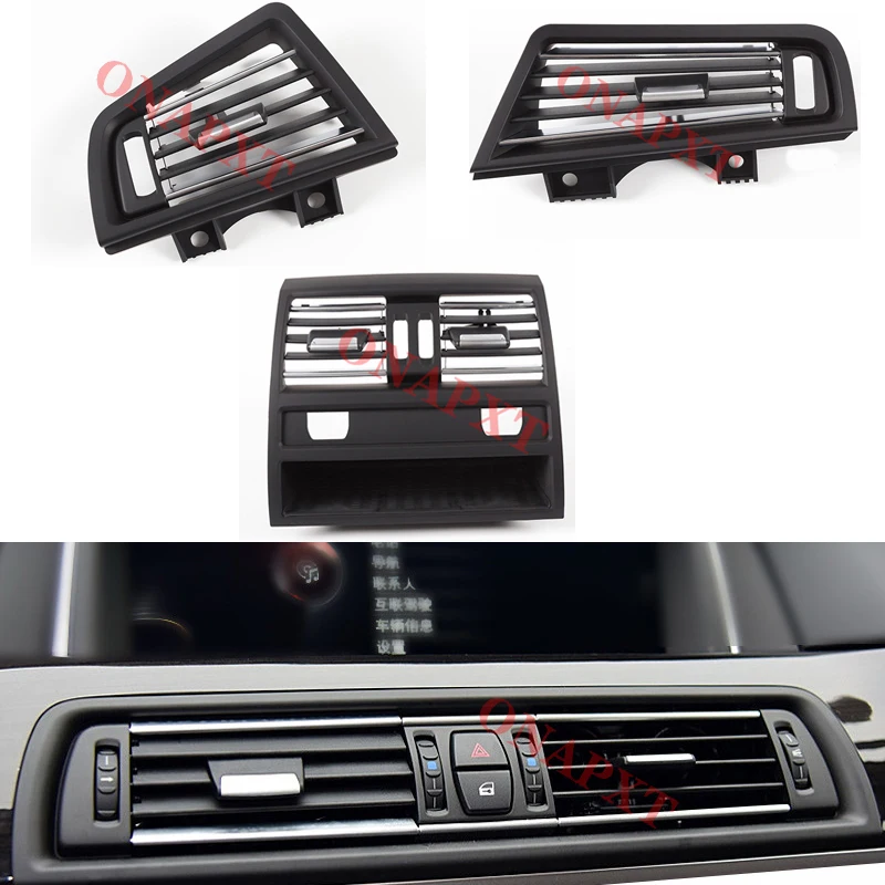 Do BMW serii 5 F10 F11 F18 520i 523i 525i 528i 535i LHD Tylna/lewa/prawa/centralna kratka klimatyzacji Panel wylotu wentylacji AC