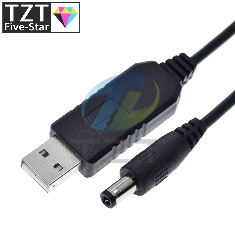 TZT 1/3 шт. USB Power Boost Line DC 5 В в DC 9 В/12 В Step UP модуль USB-конвертер адаптер маршрутизатор кабель 2,1x5,5 мм вилка