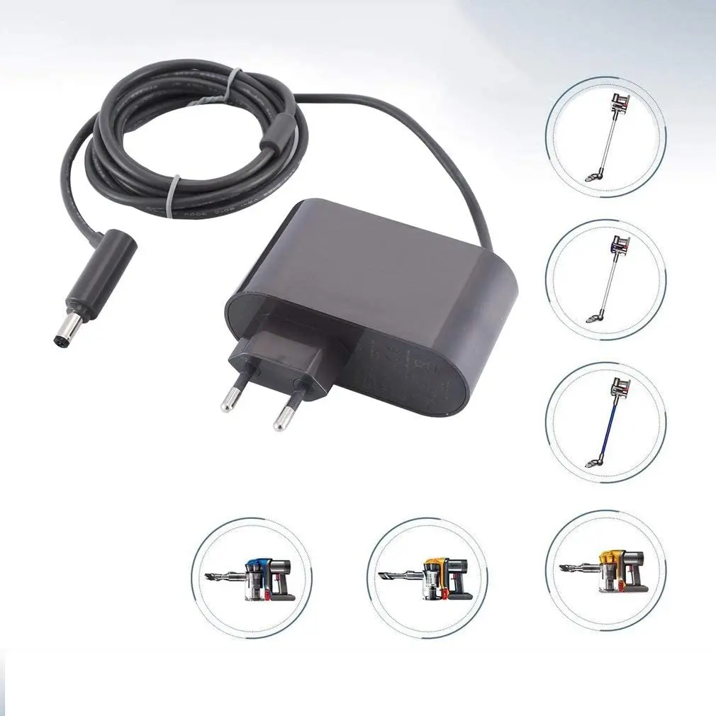 26.1V Charger for Dyson V6 V7 V8 SV03 SV04 SV05 SV06 SV07, DC59 DC58 DC62 DC60 DC61 DC72 DC74 Vacuum Cleaner EU Plug
