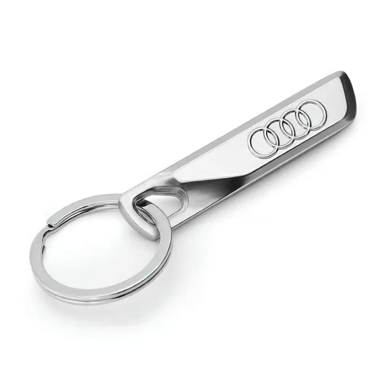 LLavero de aleación de Zinc, llavero de coche, accesorios para AUDI A5 A6 C5 C6 C7 A4 B5 B6 B7 B8 B9 A7 A8 Q7 Q5 Q3 A3 RS TT