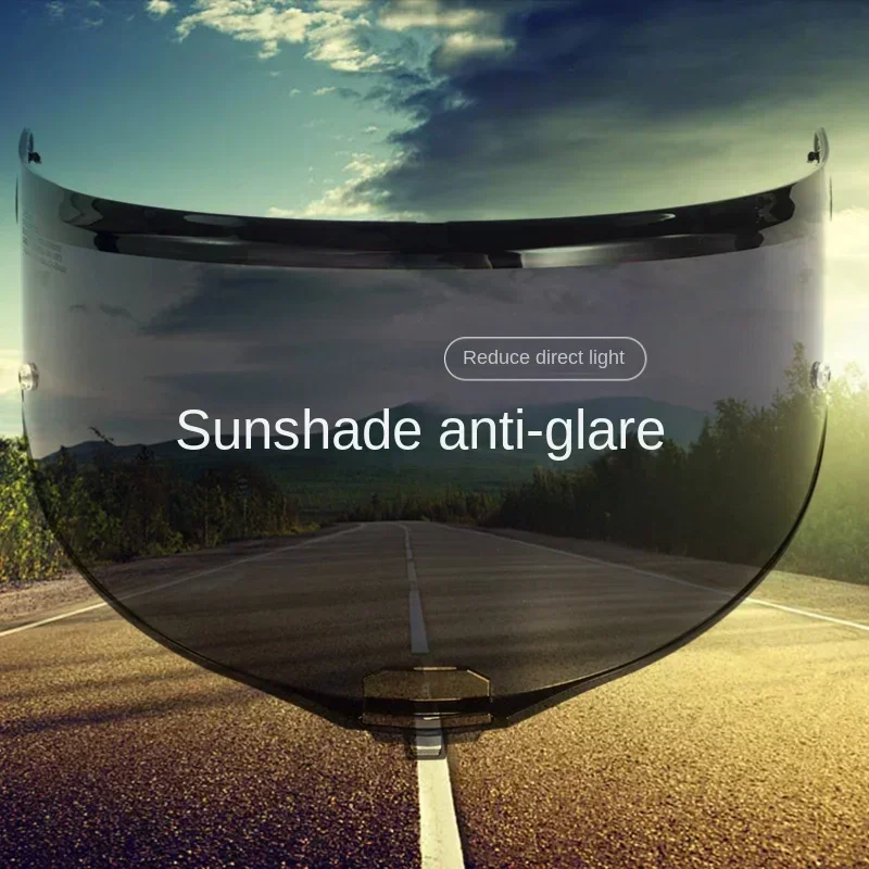 LS2-visera FF811 para casco de motocicleta, visera de cara completa, Color negro y plateado, Original