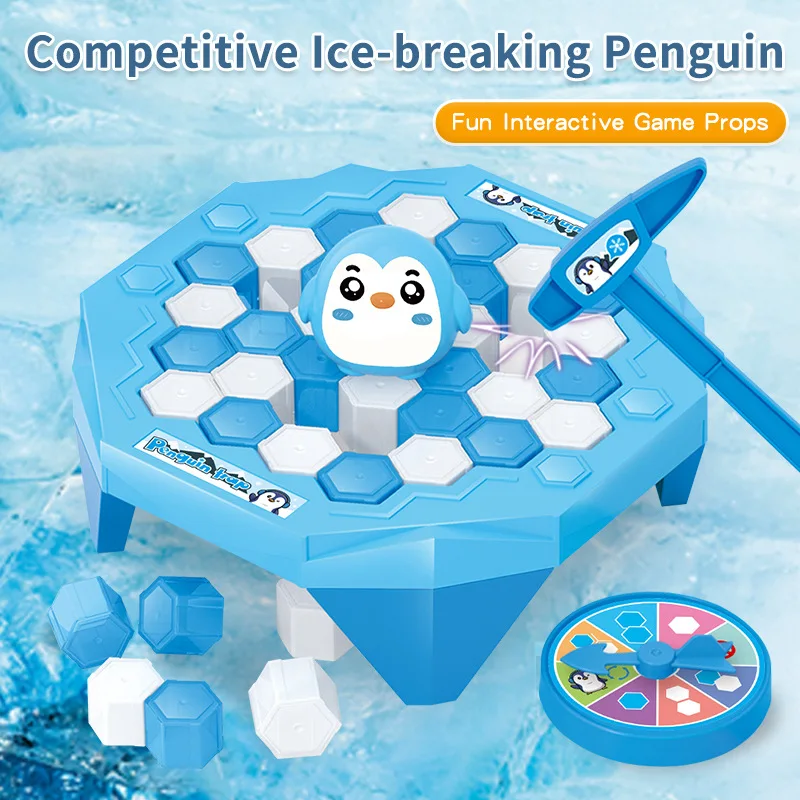 3-stijl ijsbrekerspel Save Penguin On Ice Block Family Funny Game Penguin Trap Activeer spel Kinderdagcadeaus