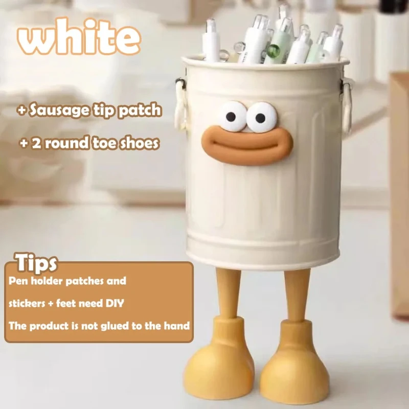 1 Pcs Cartoon Pen/Pencil Holder Simple Storage Organizer for Desk Office Home Study - Cute Stationery Desk Organizer