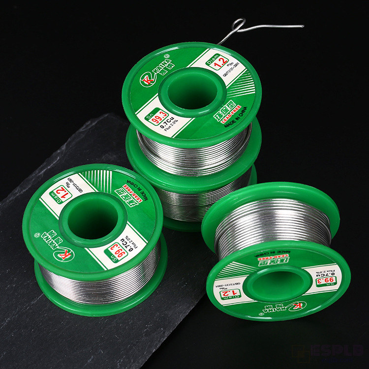 ESPLB 1 Stück Sn99.3 Cu0.7 50G bleifreier Lötdraht Zinn 0,5/0,6/0,8/1,0/1,2/1,5/2,0 mm Kolophoniumkern Lötkolben