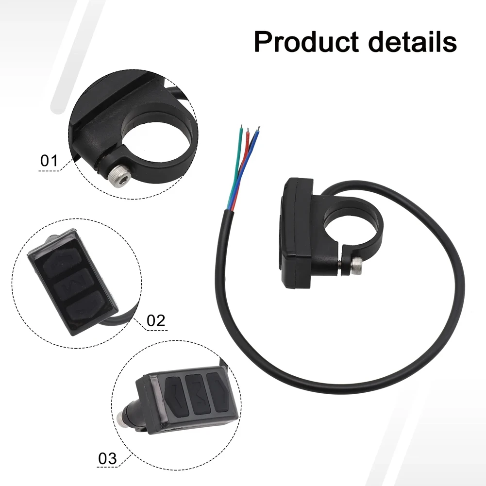 Botón de Control de interruptor de bicicleta eléctrica A71P, montaje en manillar, interruptores de medidor dividido, botón para medidor LCD, accesorios para bicicleta eléctrica