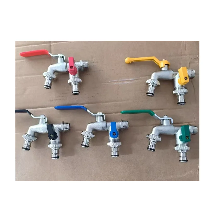 Gartengeräte Messing Wasserhahn 1/2" Außen- und Innenbereich Gebraucht Einfaches Ein-/Ausschalten Hebelgriff Bewässerung Versorgung Wasserhähne Kugelhahn