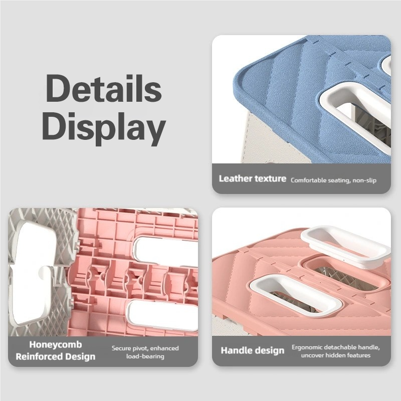 2025 New Hot Thickened Folding Stool Mini Portable Outdoor Picnic Camping Chair Portable Bench Train Mat Stool Gifts