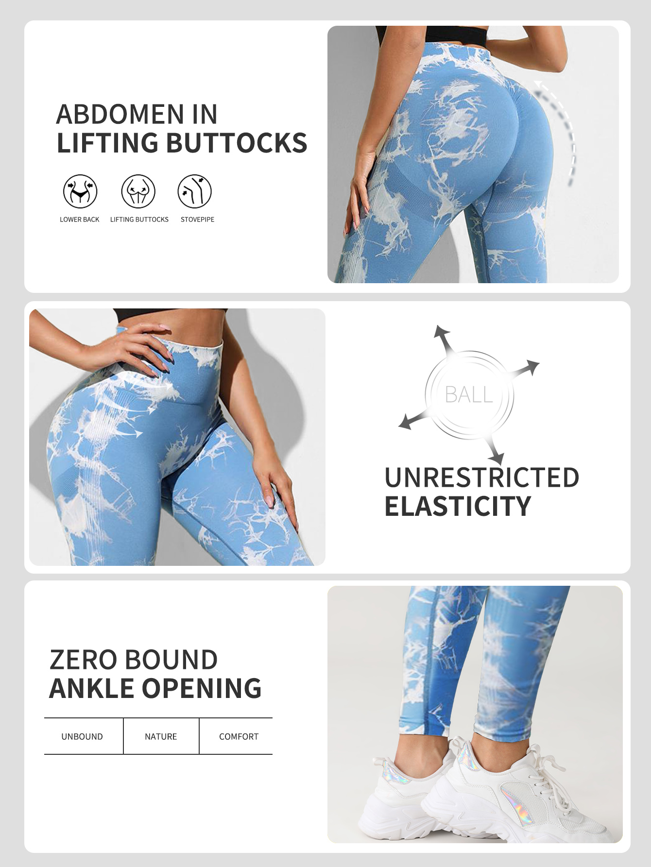 Tie Dye Yoga Hosen Sport Leggings Frauen Nahtlose Hohe Taille Push-Up Frau Strumpfhosen Fitness Workout Leggins Gym Kleidung 2024 Neue