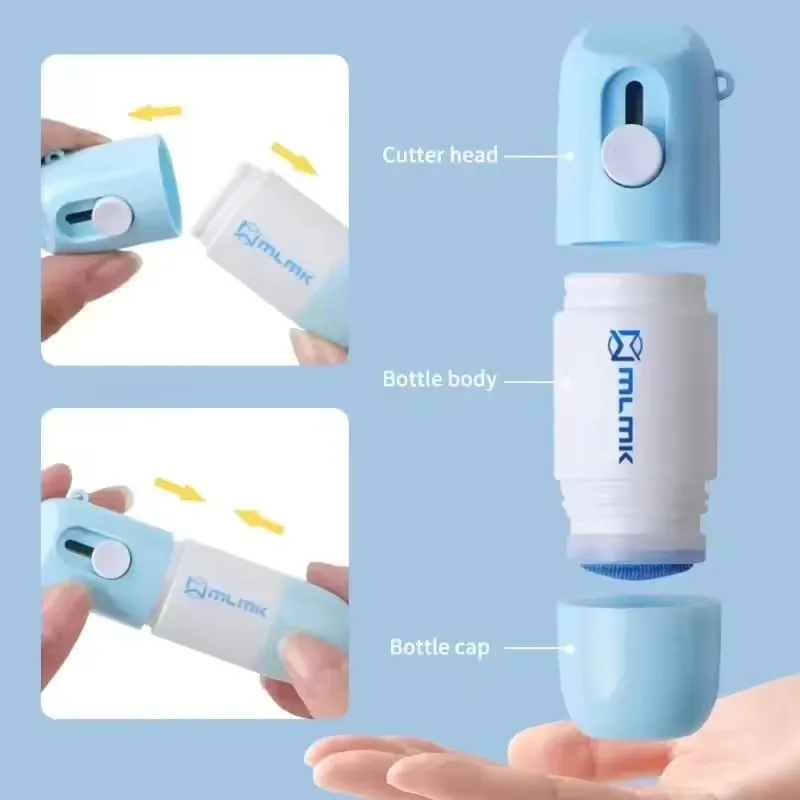 Thermal Paper Correction Fluid with Unboxing Knife Portable Durable Thermal Paper Data Identity Protection Fluid Eraser