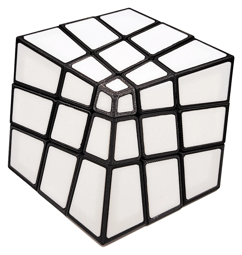 ZEPUZZLES Squished 3x3 Magic Cube Speed Cube странной формы головоломка куб без наклеек игрушки-головоломки детский подарок Cubo Magico