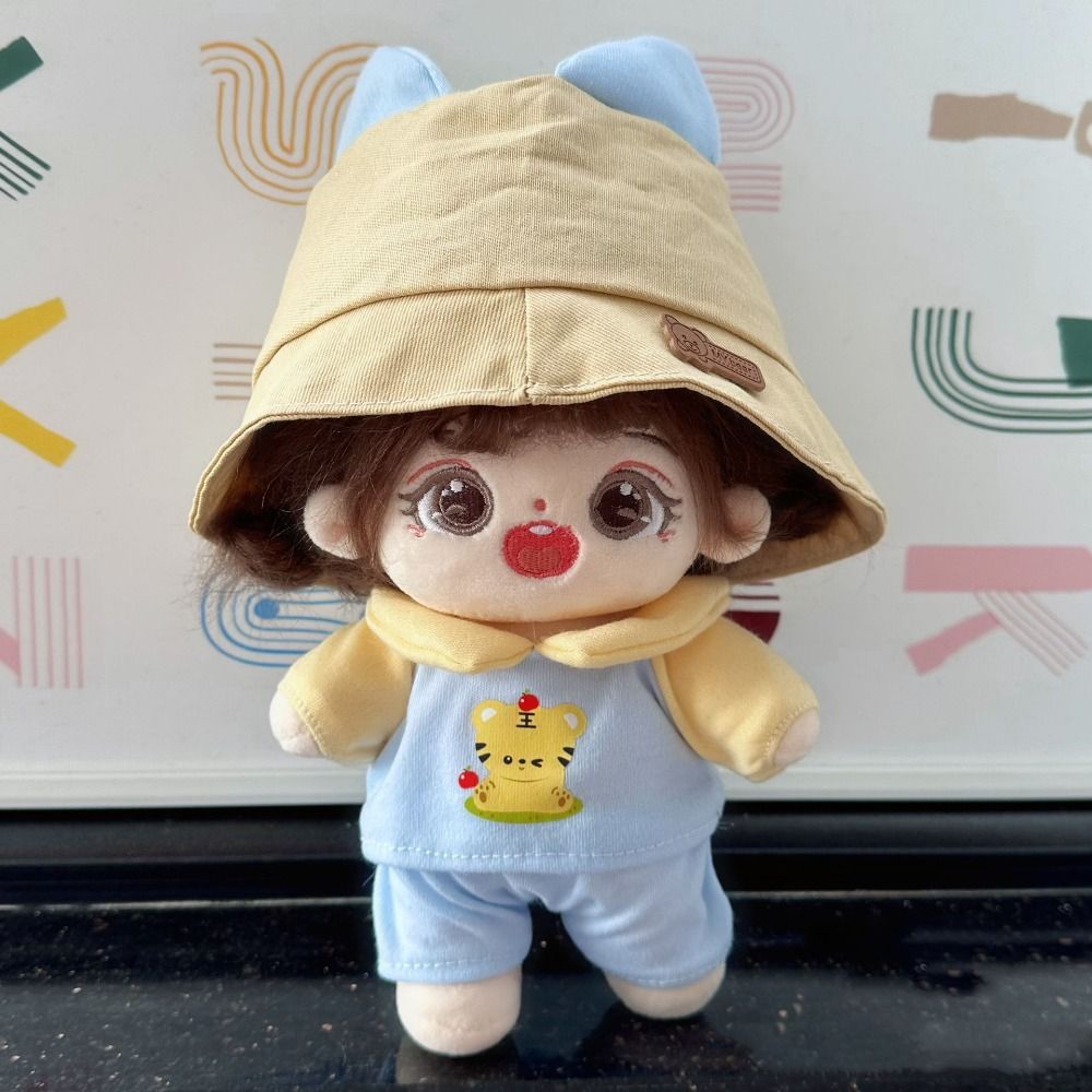 Neue EW süße Puppe schöne Kleidung 6 Stile mit Cartoon Stirnband Zubehör Puppe Rock Mode Kleider Rock Plüsch Puppen Kleidung