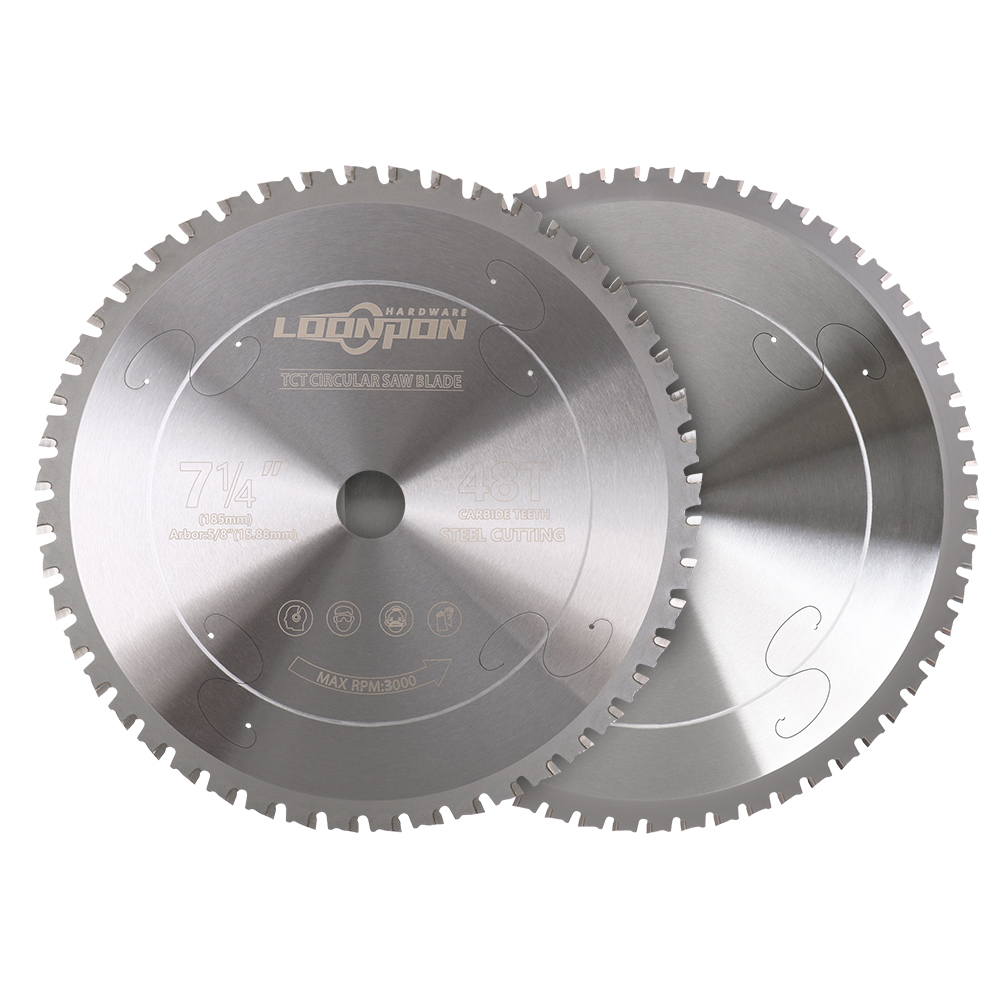 Cắt Kim Loại Lưỡi Dao 185Mm/7Inch 36T/48T Cá Chép Trông Trăng Tròn Lưỡi Cưa Sắt Thép Không Gỉ đĩa Cắt Kim Loại Lưỡi Dao Lưỡi Dao