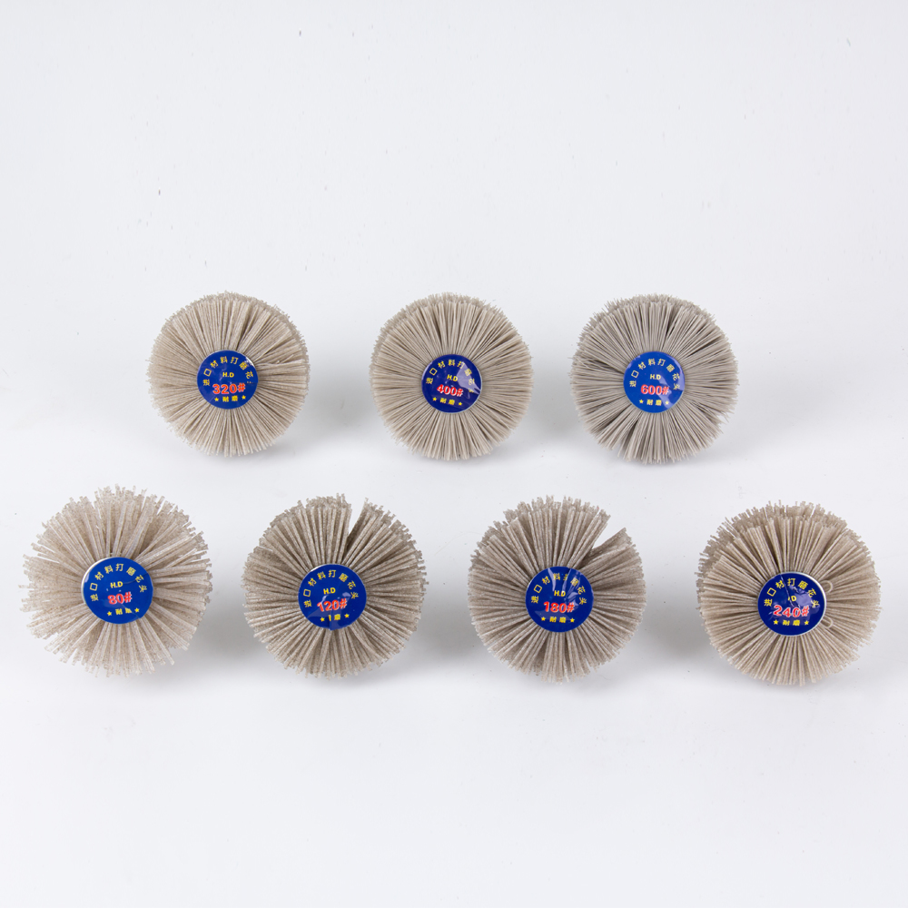 1Pc Nhám Dây Mài Đầu Hoa Nylon Dây Bàn Chải Deburring Máy Xay Cho Nội Thất Gỗ Với 1/4 ''Vỏ