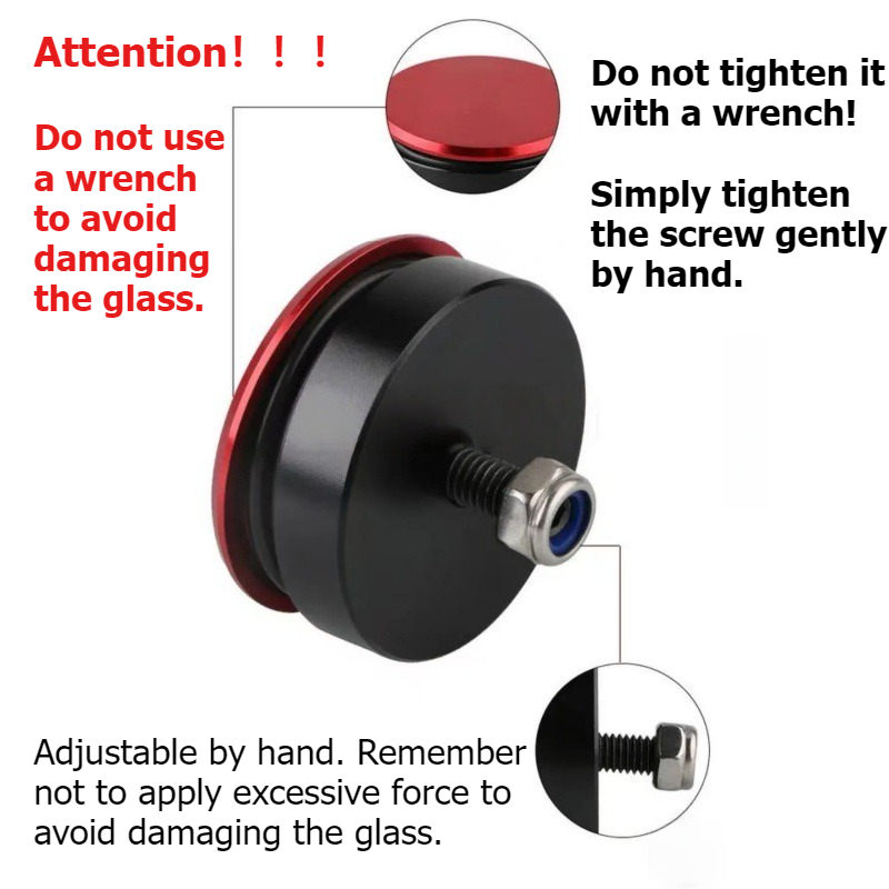 1Set Aluminium Auto Heckwischer Löschen Kit Stecker Kappe Universal Auto Zubehör