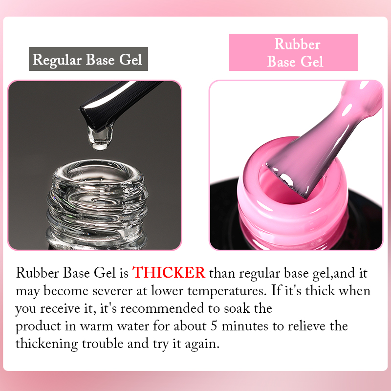 UR SUGAR 7ml Nude Crystal Rubber Base Gel Natural Color Semi Permanent Soak off UV LED Gel Nail Art Varnish