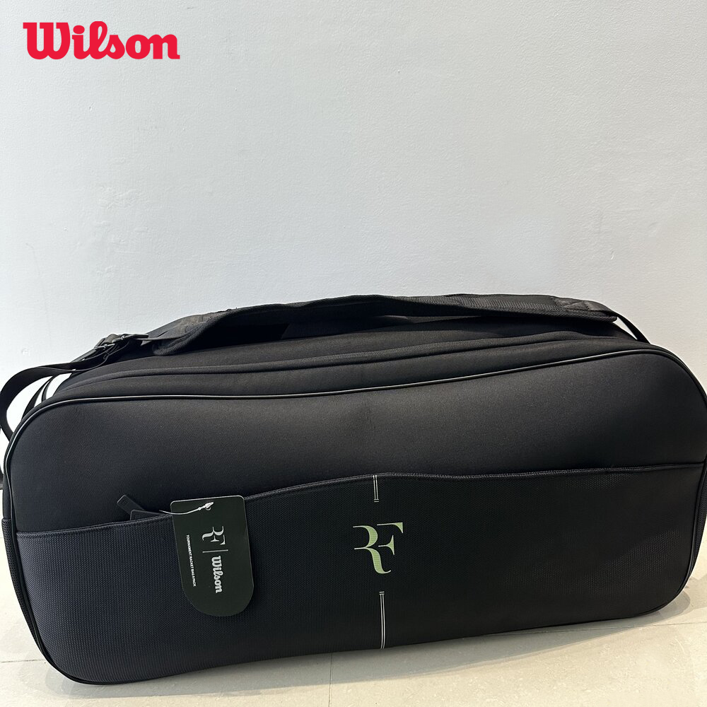 Теннисная сумка Wilson Рюкзак с ракеткой для турниров RF, 9-пак., профессиональная спортивная теннисная сумка большой вместимости с теплоизоляцией