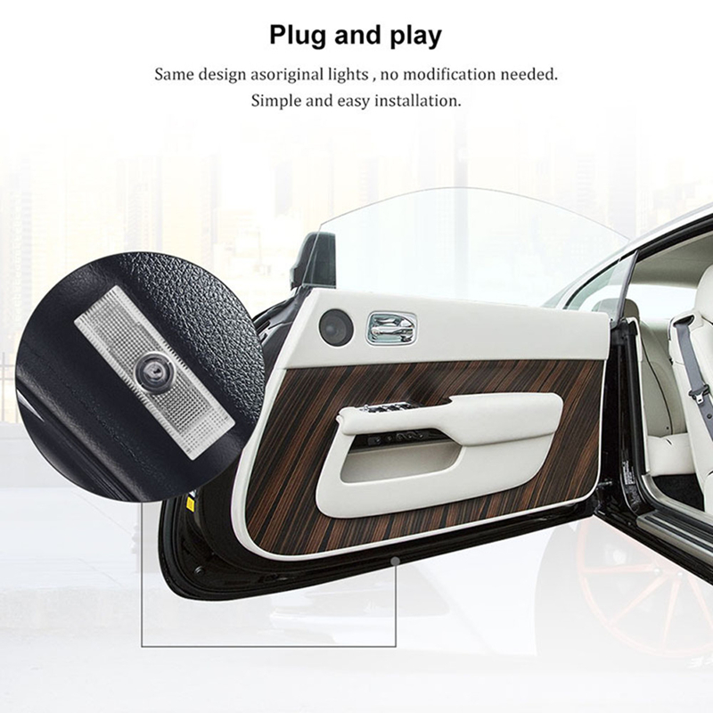 2Pcs LED Car Door Shadow Ghost Courtesy Light Projector Accessories For Alfa Romeo Giulietta 2011 2012 2013 2014 2015 2016-2022