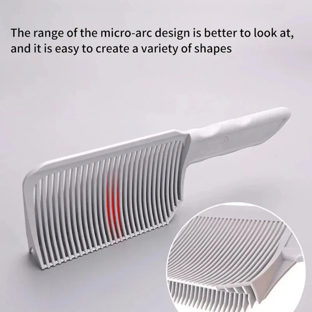 Verblassen Kamm Professionelle Barber Clipper Blending Flache Top Haar Schneiden Kamm Für Männer Hitzebeständige Verblassen Pinsel Salon Styling Werkzeug