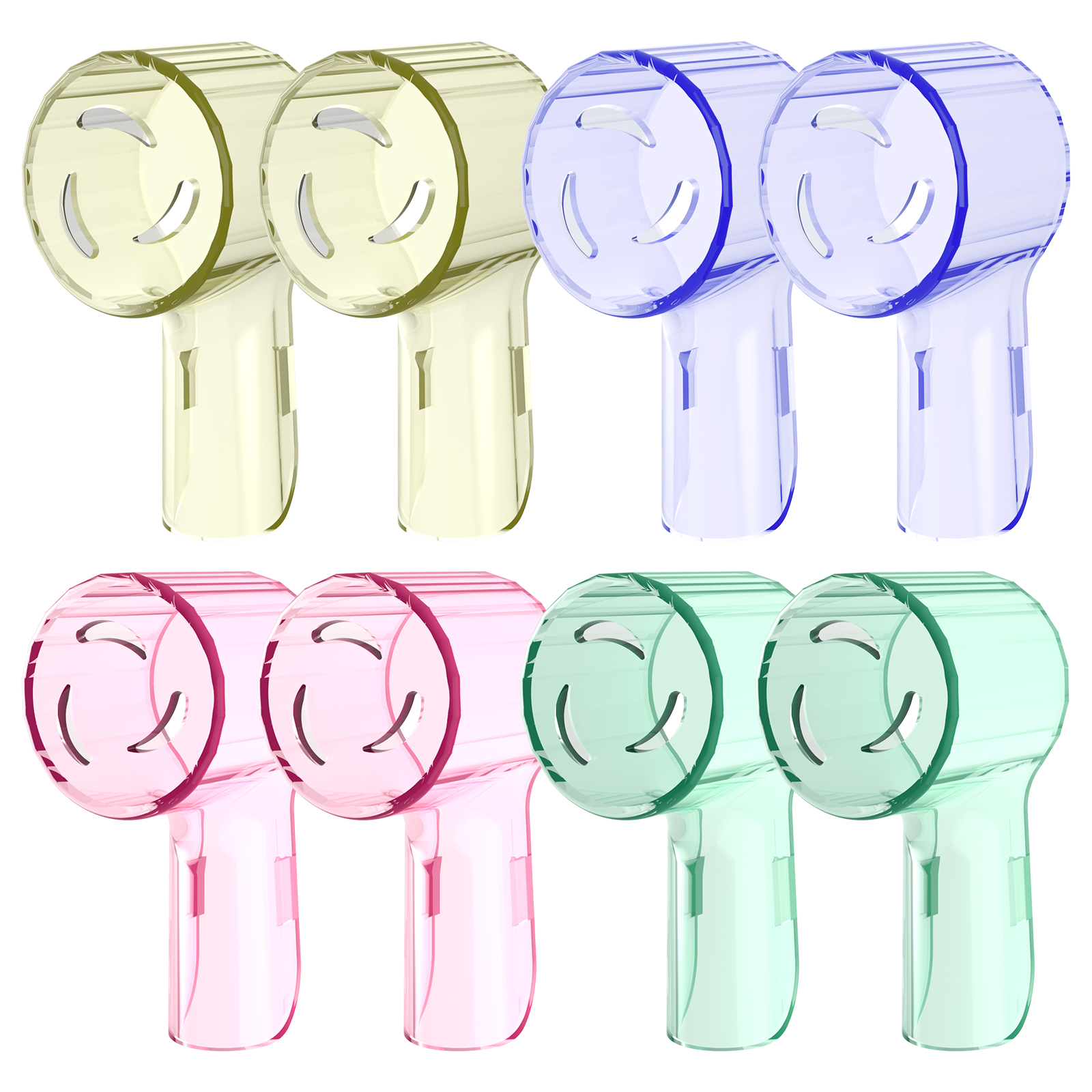 Toothbrush Dustproof Covers Caps Compatible with Braun Oral B Replacement Heads & iO Series Electric Toothbrush Head Protector