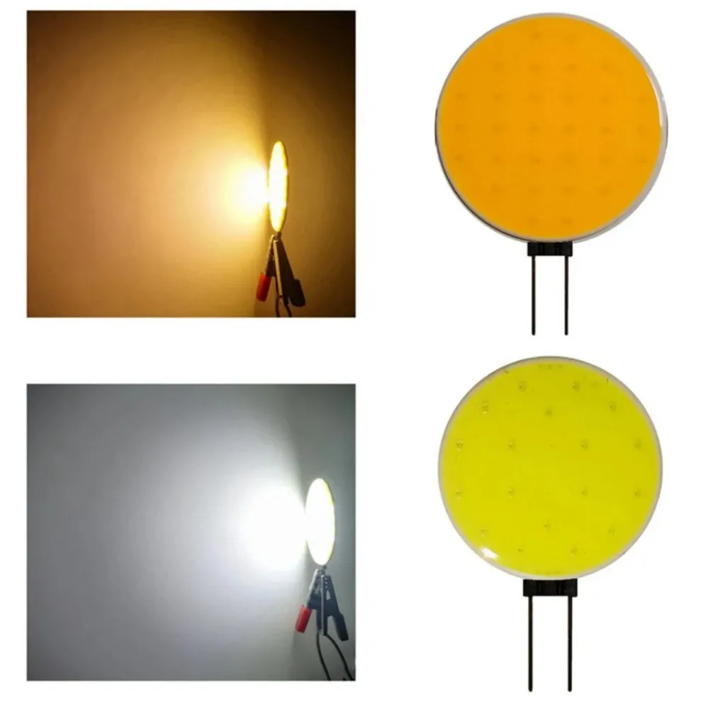 G4 LED Chip COB Bulb 5W 7W DC 12V SMD 5050 Bulb Light Cool White Warm White HeadLighting Replace Halogen Desk Wall Lamp