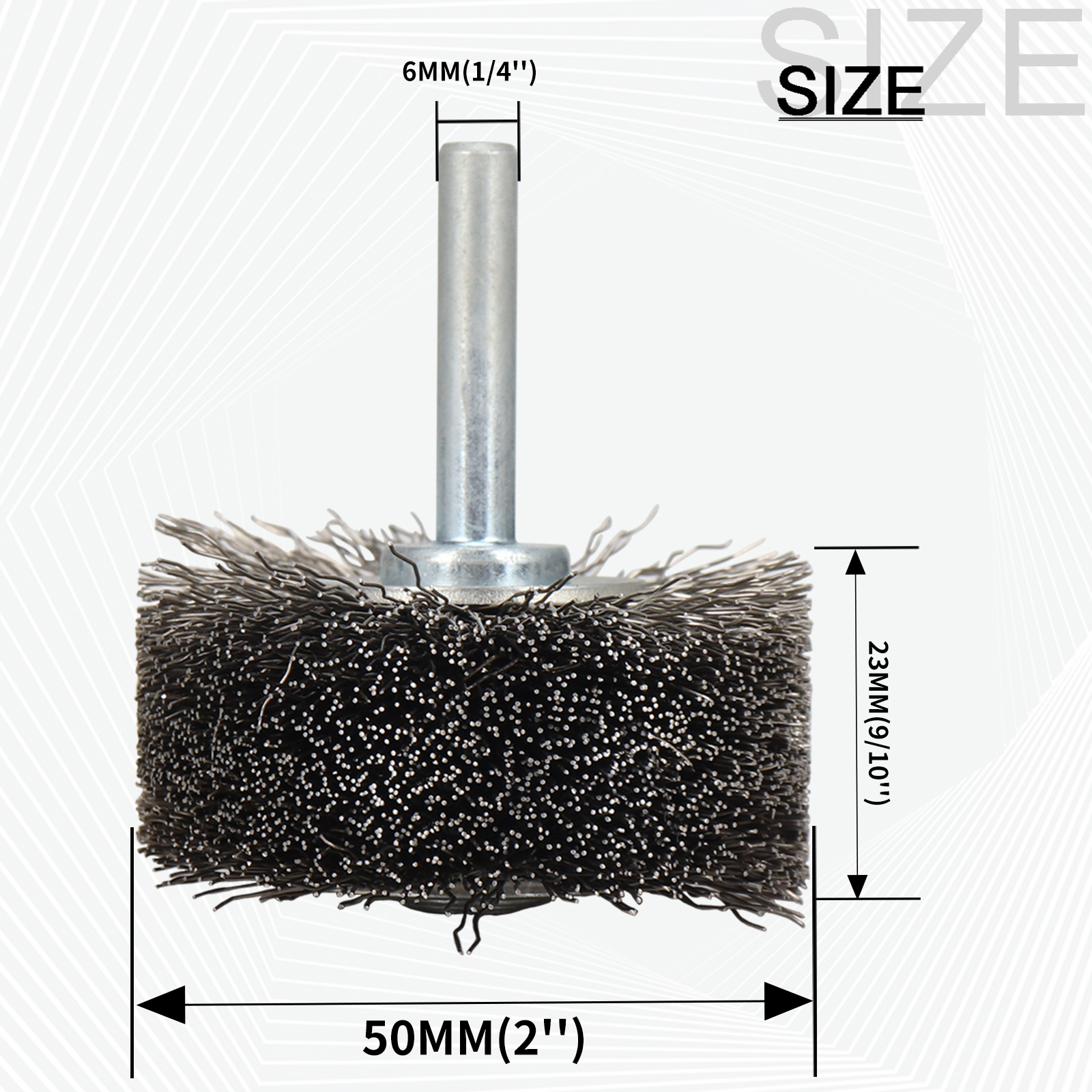 高硬度ワイヤーホイール 50 ミリメートル錆除去ワイヤーブラシ金属木材彫刻バリ取り研磨回転研磨ツール