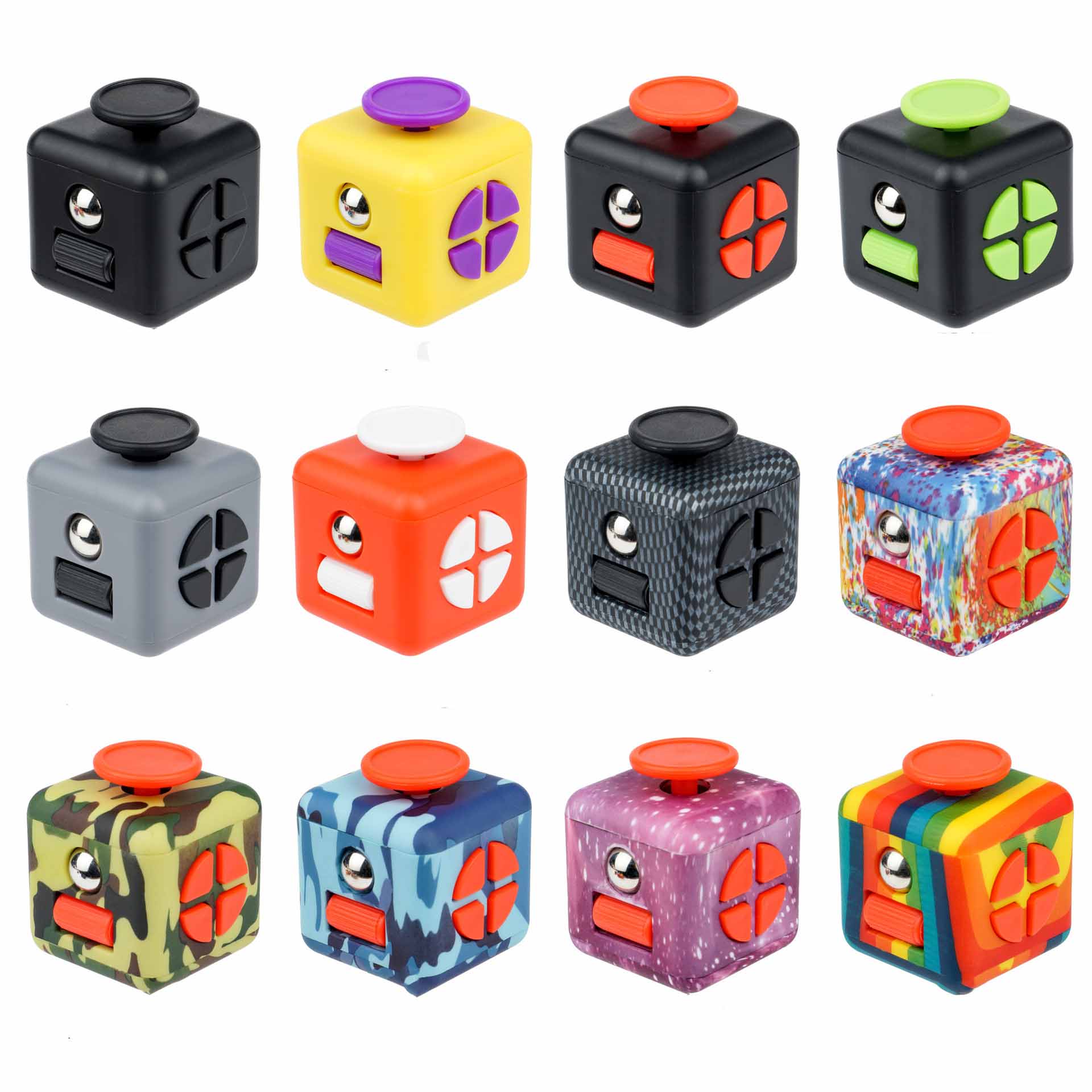 Fidget ของเล่น Decompression ลูกเต๋าสําหรับ Release ความเครียดออทิสติกความวิตกกังวลบรรเทาเด็กผู้ใหญ่ความเครียดบรรเทา Anti-Stress ปลายนิ้ว