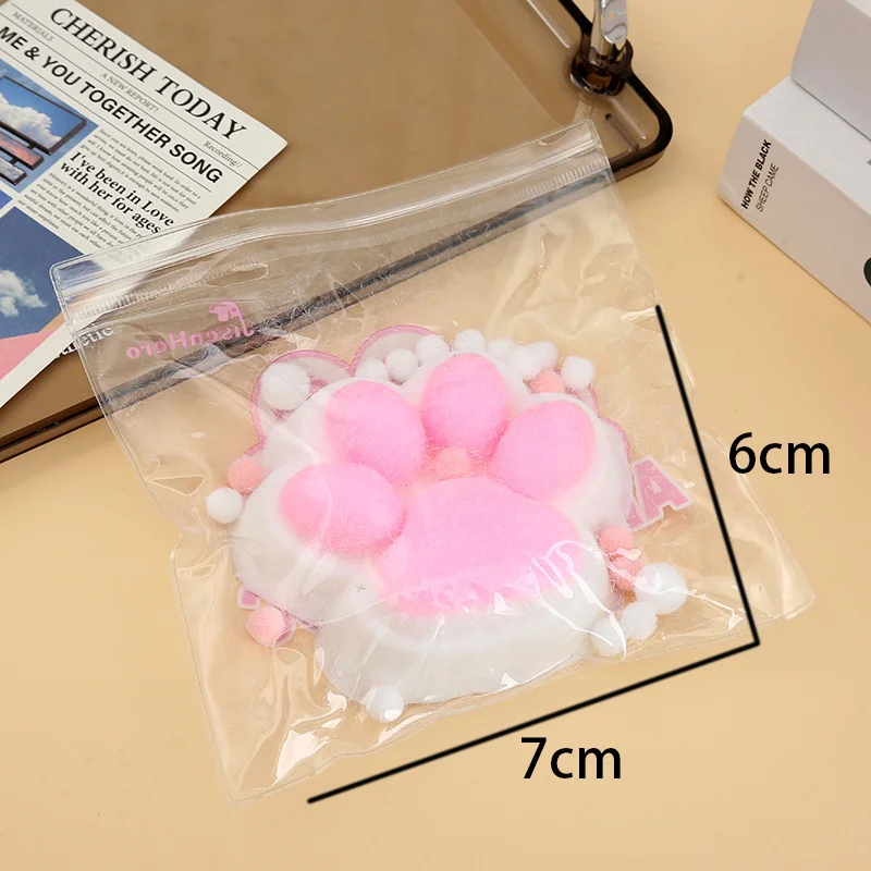 Soft Squishy Cat Paw ของเล่นบรรเทาความเครียด - Kawaii Squeeze Decompression Fidget สําหรับความวิตกกังวล, ของขวัญป้องกันความเครียดสําหรับเด็กและผู้ใหญ่