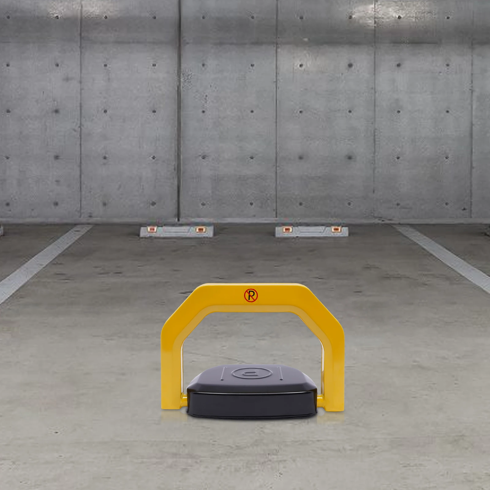 Bloqueio de estacionamento com controle remoto dobrável bloqueio de estacionamento automático entrada de garagem com sensor à prova d'água e anti-pressão