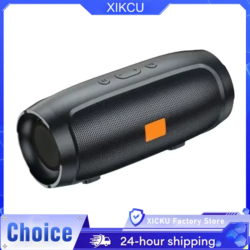 Głośnik Bluetooth XIKCU z dwoma głośnikami, stereo, do użytku zewnętrznego, odtwarzanie z TF/USB, radio FM, transmisja głosowa, przenośny subwoofer, głośnik bezprzewodowy 50W